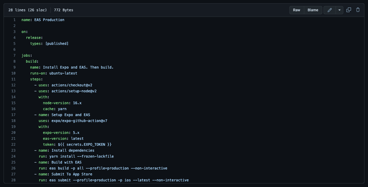 How to use GitHub Actions to Automate Expo EAS Builds and Releases
