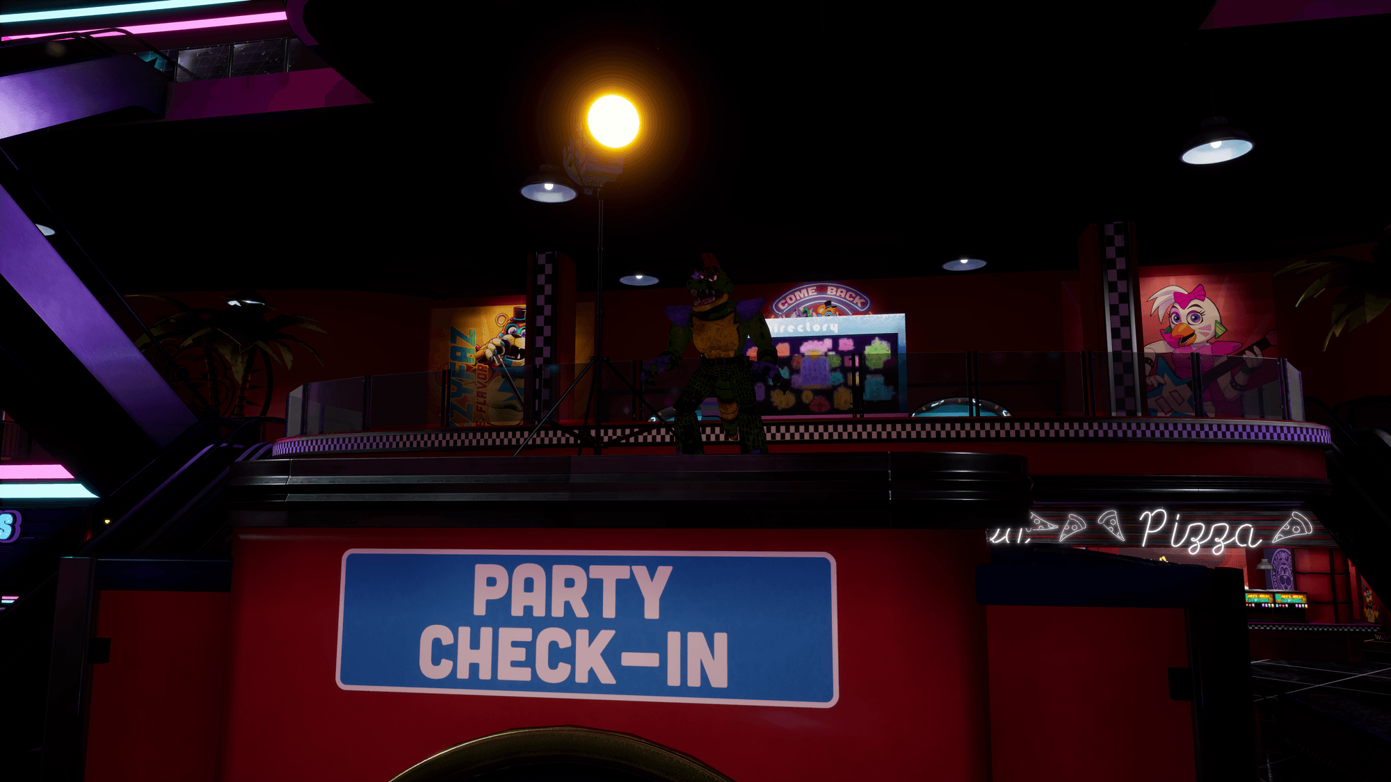 What causes Giga Monty in FNAF: Security Breach?