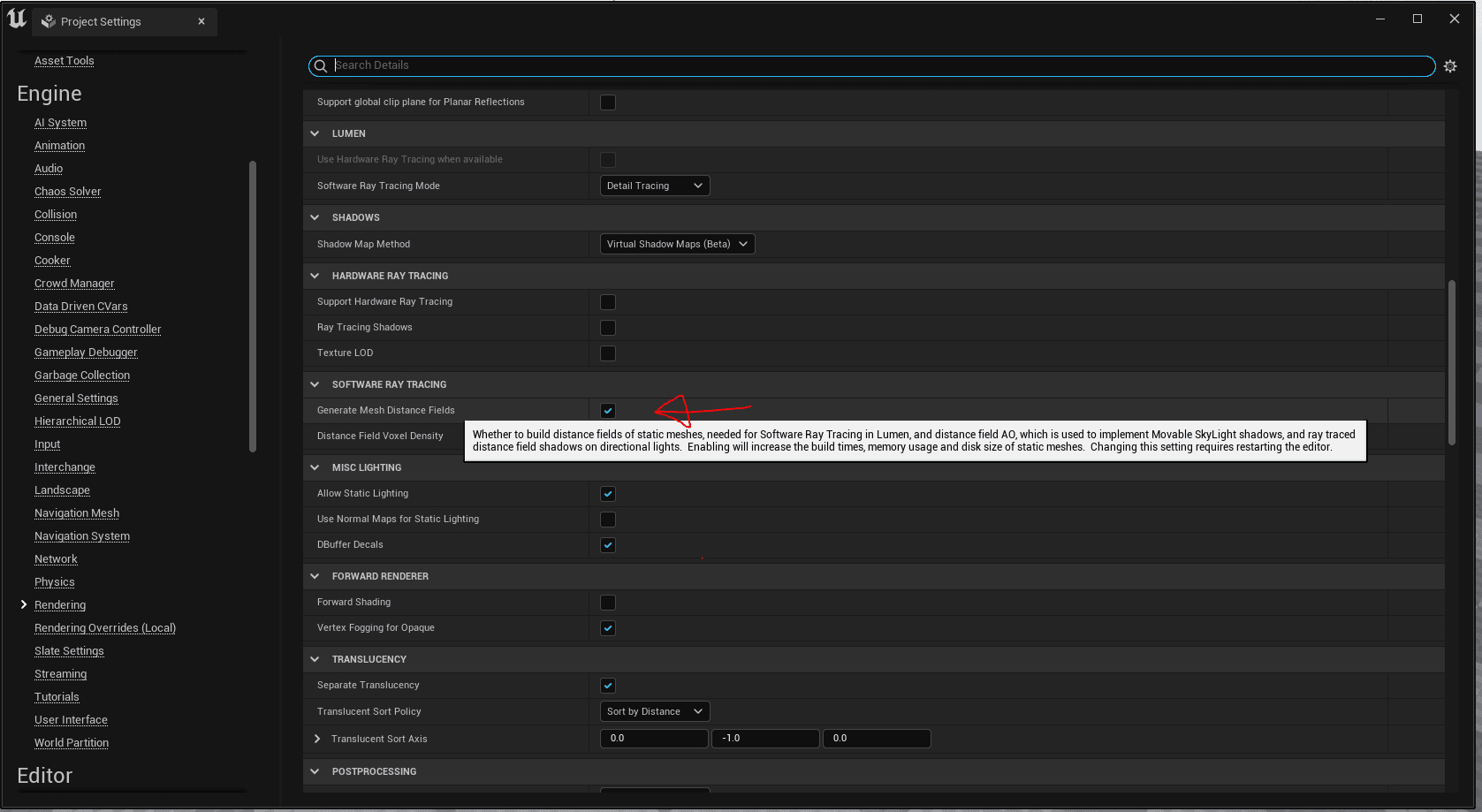 Generate Mesh Distance Fields