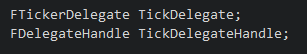 Ticker Delegate and Handle