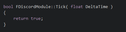 Discord Module Tick Function
